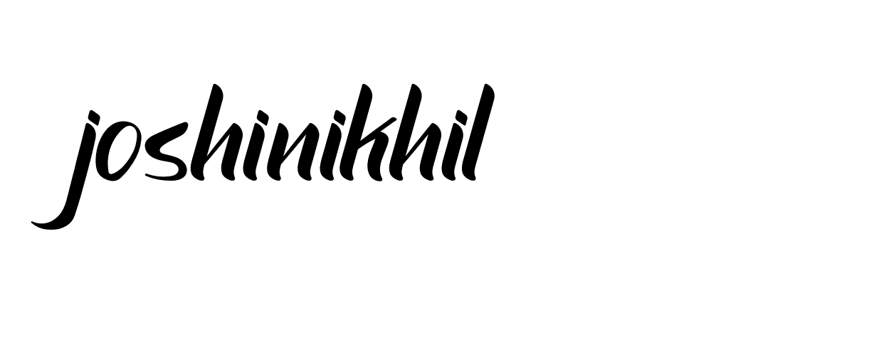 Signature of joshinikhil