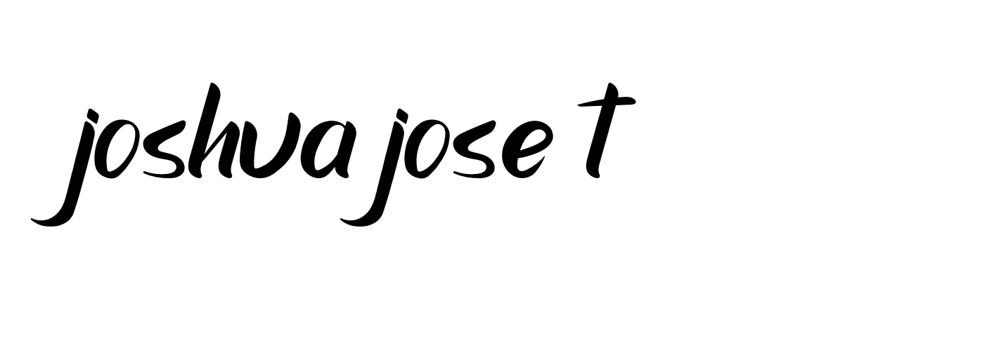 Signature of joshva-jose-t