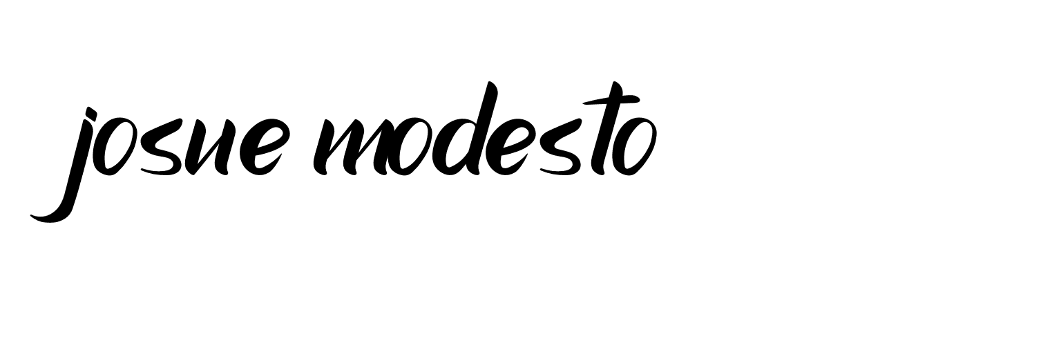 Signature of josue-modesto