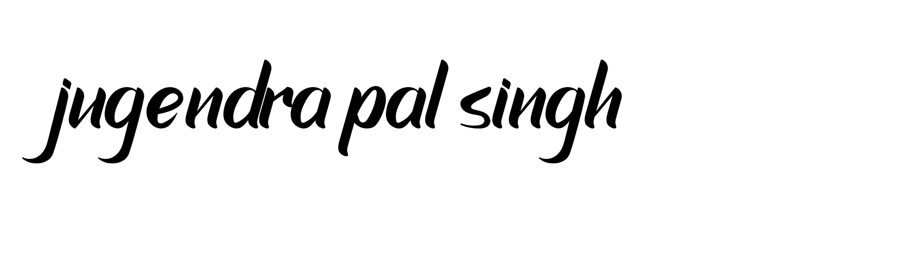 Signature of jugendra-pal-singh