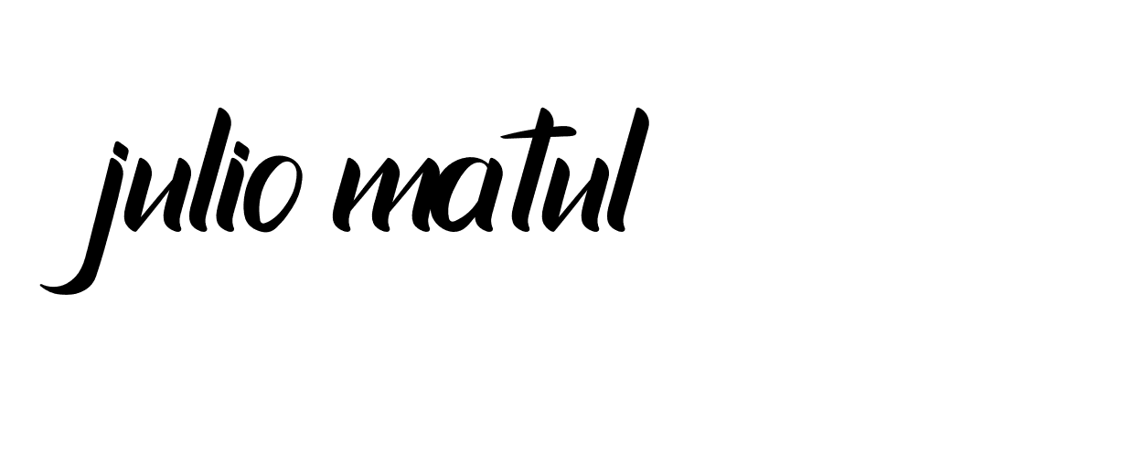 Signature of julio-matul