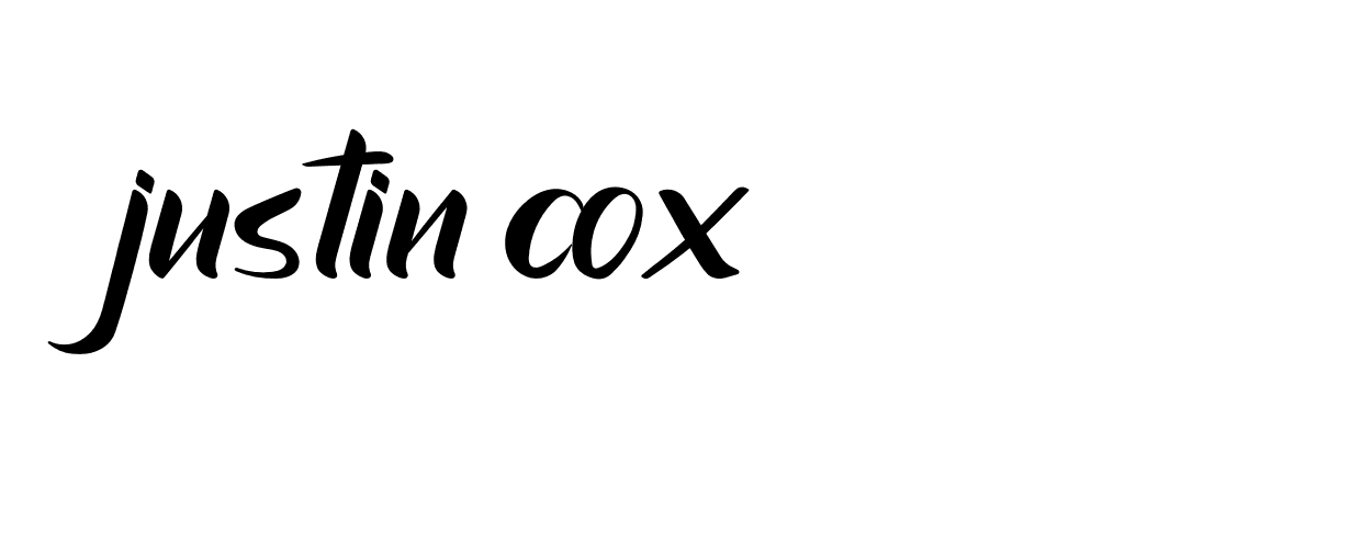 Signature of justin-cox