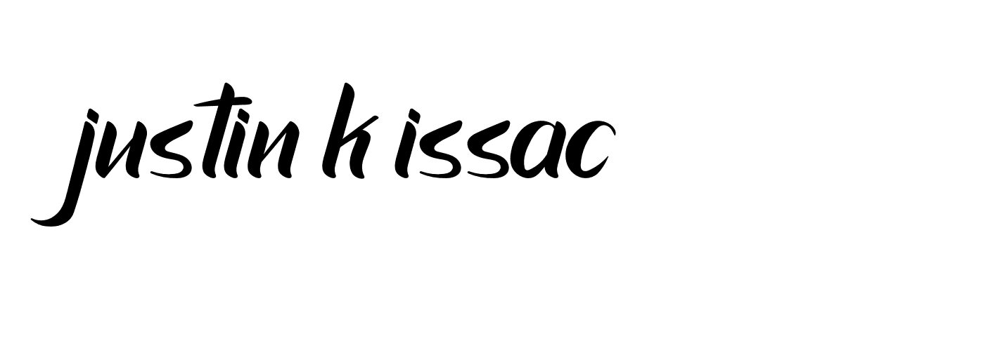 Signature of justin-k-issac