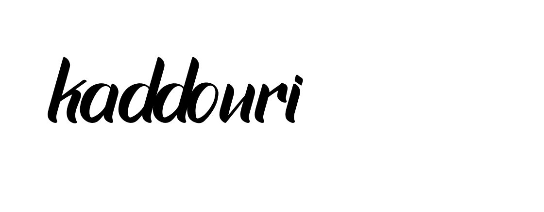 Signature of kaddouri