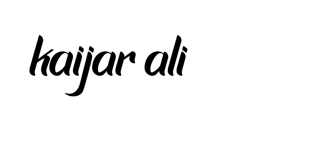 Signature of kaijar-ali