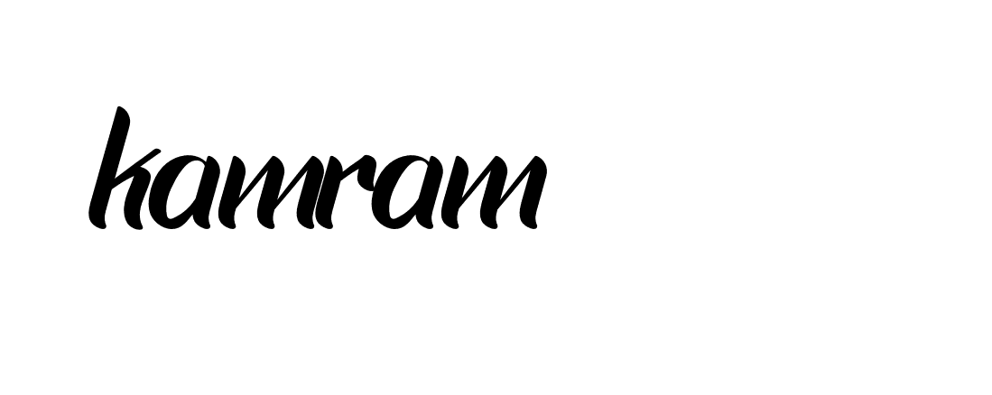 Signature of kamram