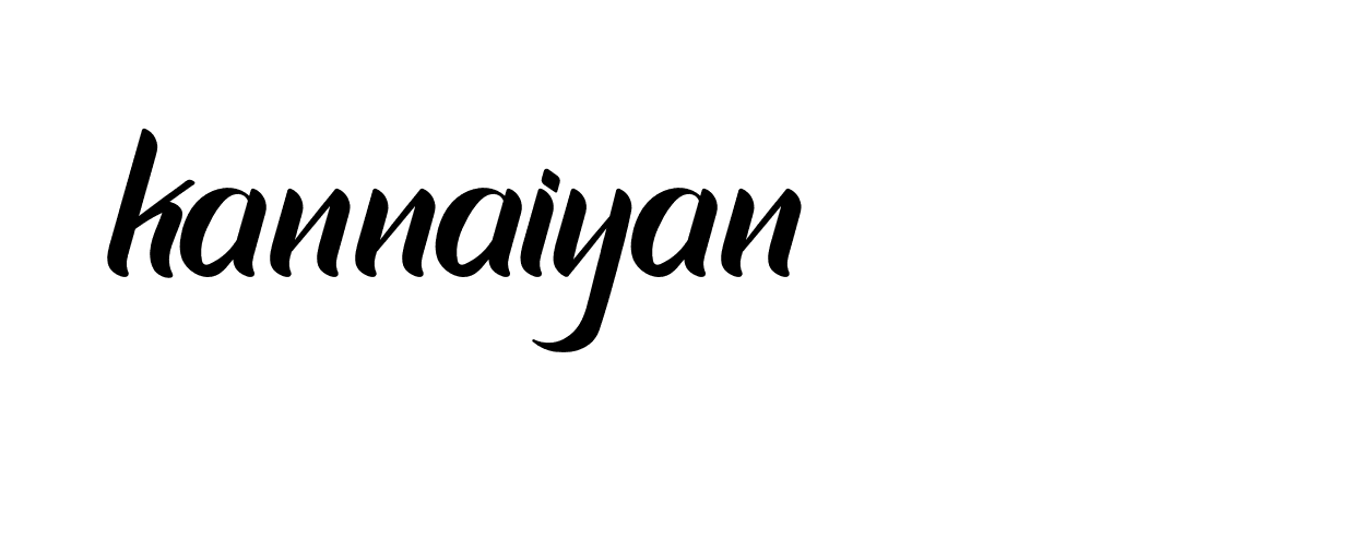 Signature of kannaiyan