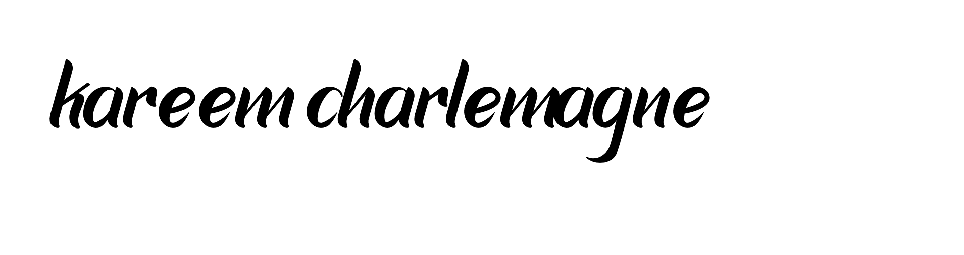 Signature of kareem-charlemagne