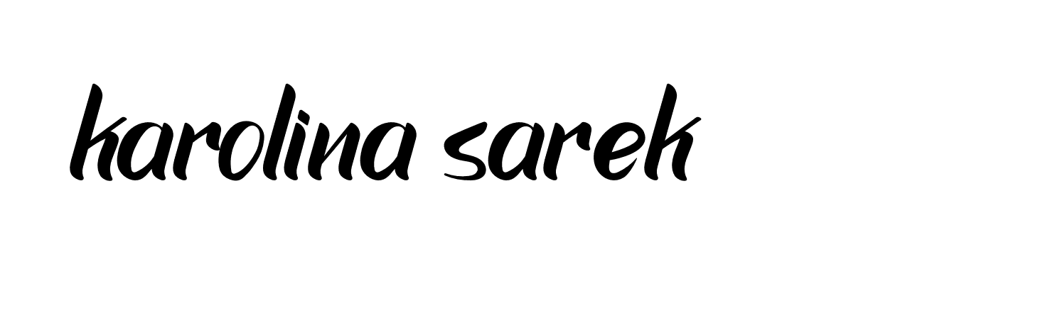 Signature of karolina-sarek