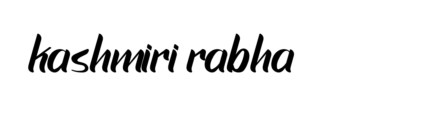 Signature of kashmiri-rabha-