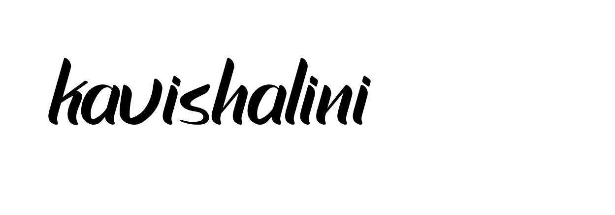 Signature of kavishalini