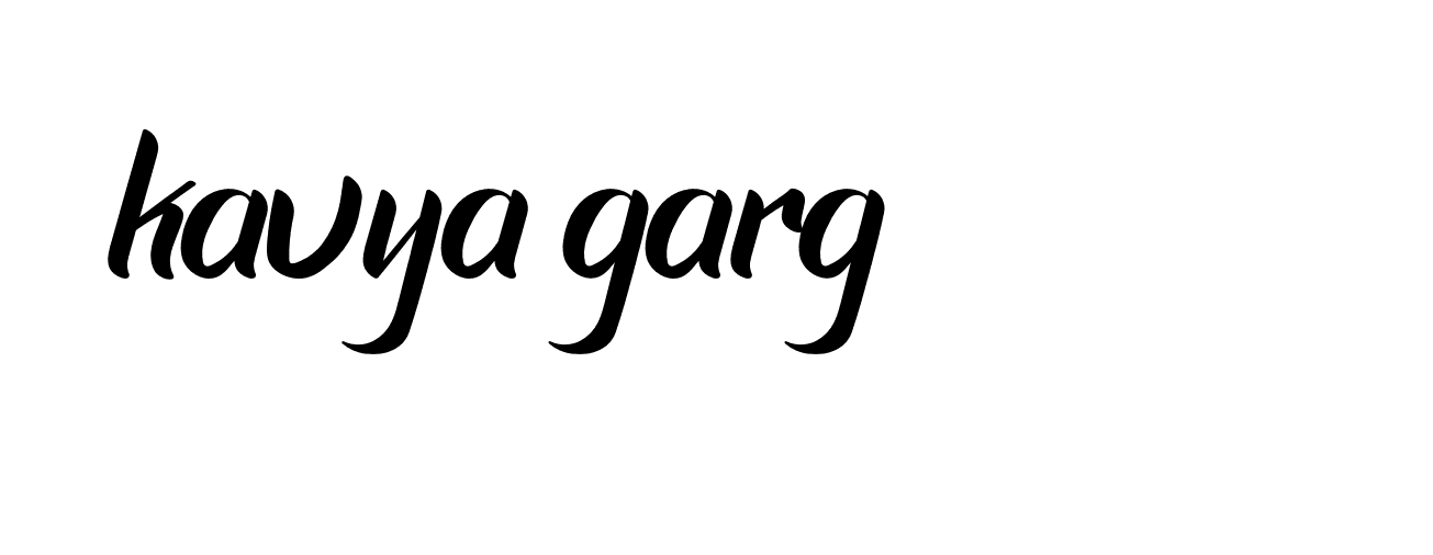 Signature of kavya-garg