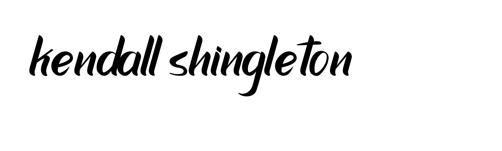 Signature of kendall-shingleton