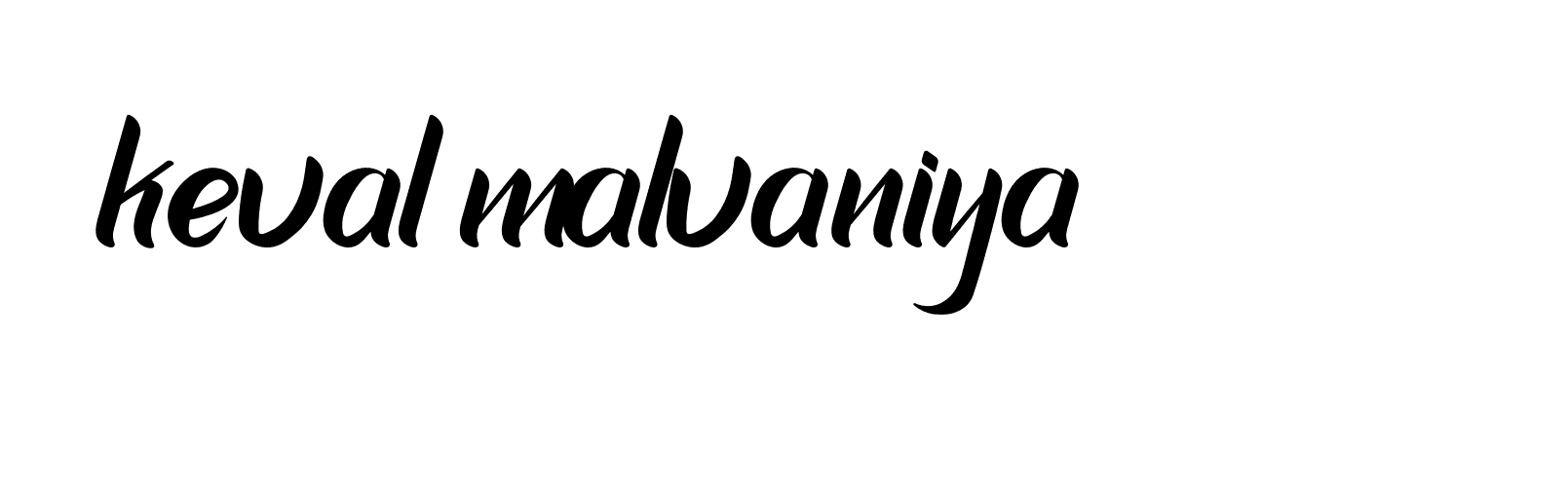 Signature of keval-malvaniya