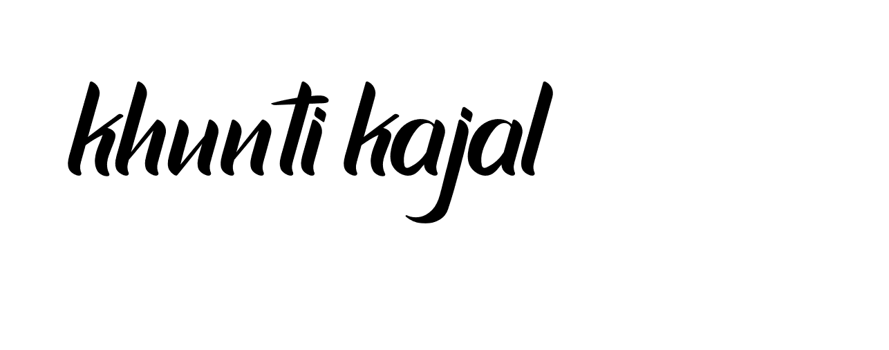 Signature of khunti-kajal