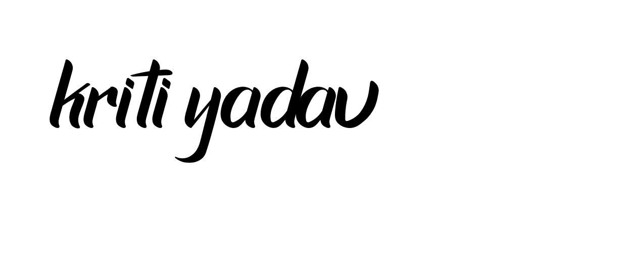 Signature of kriti-yadav