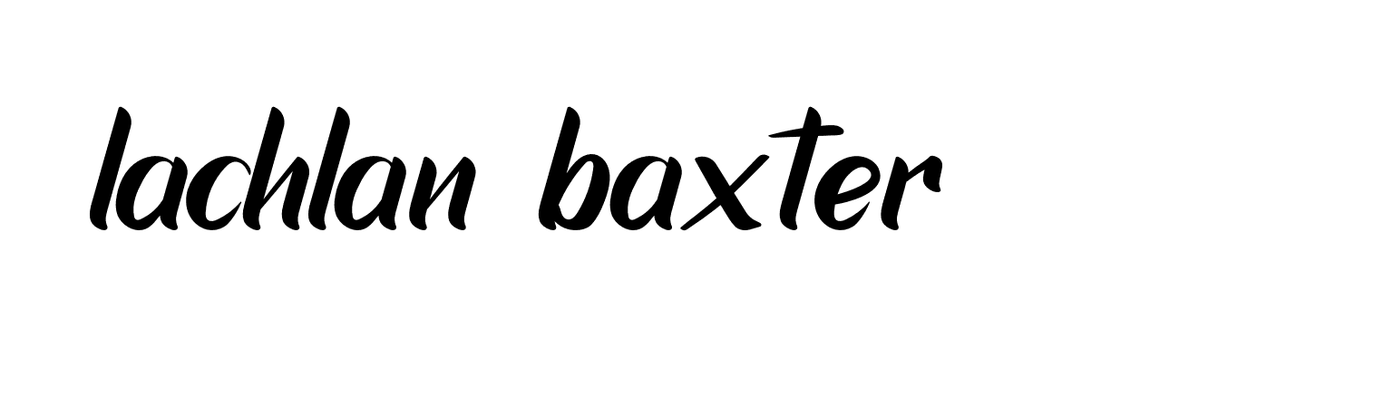 Signature of lachlan--baxter