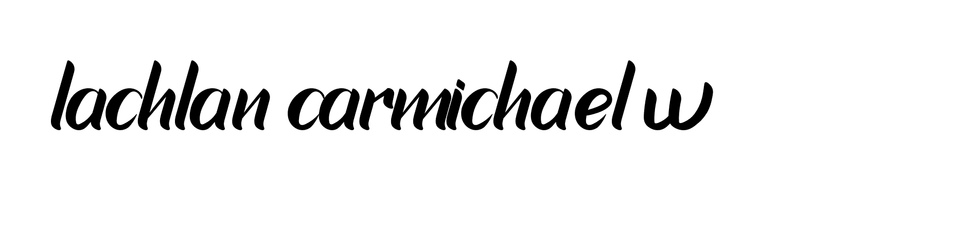 Signature of lachlan-carmichael-w