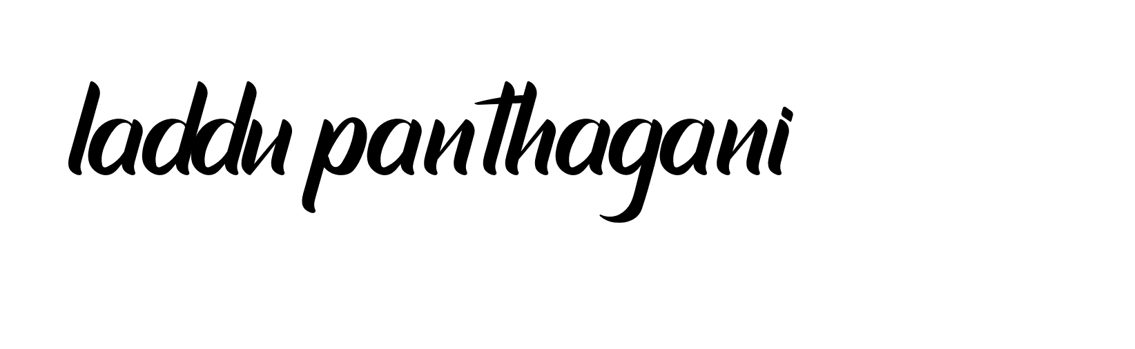 Signature of laddu-panthagani