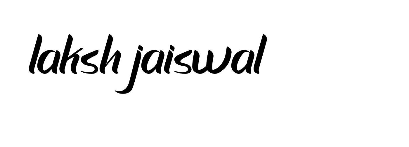 Signature of laksh-jaiswal