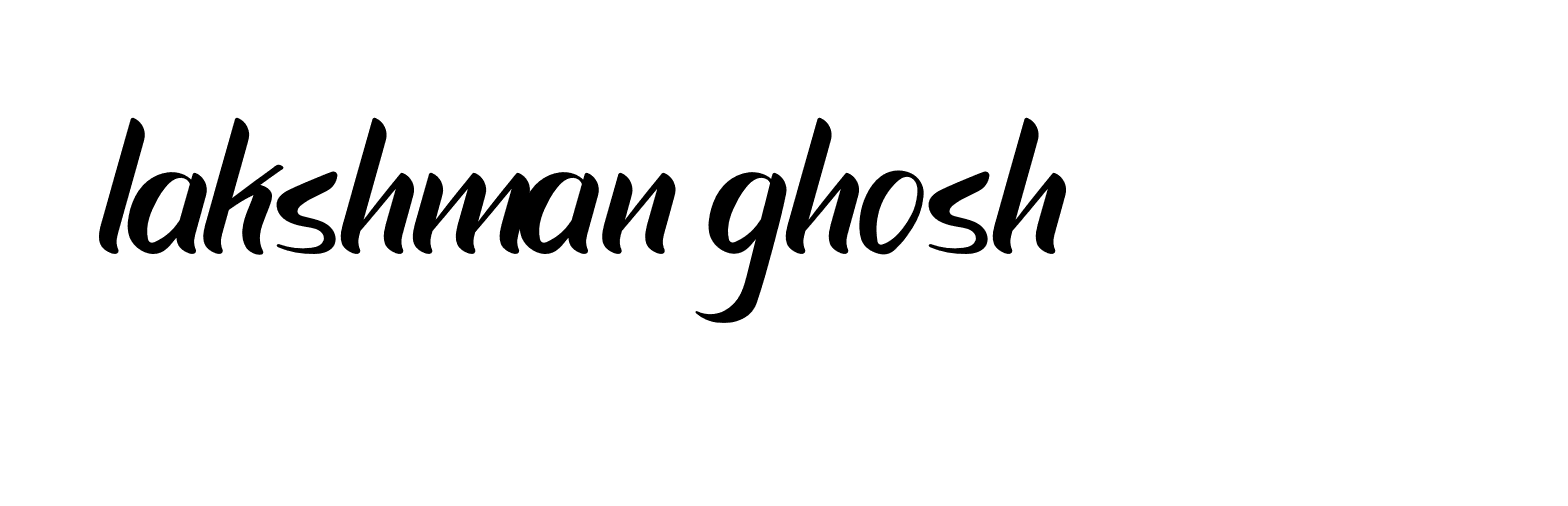 Signature of lakshman-ghosh