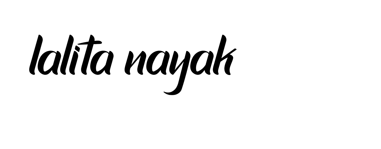 Signature of lalita-nayak