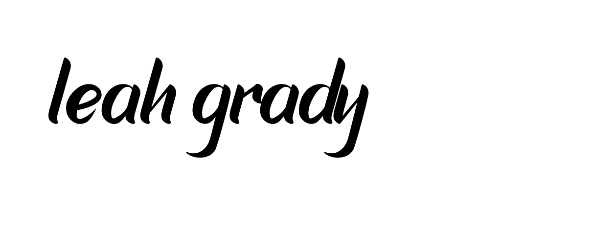 Signature of leah-grady