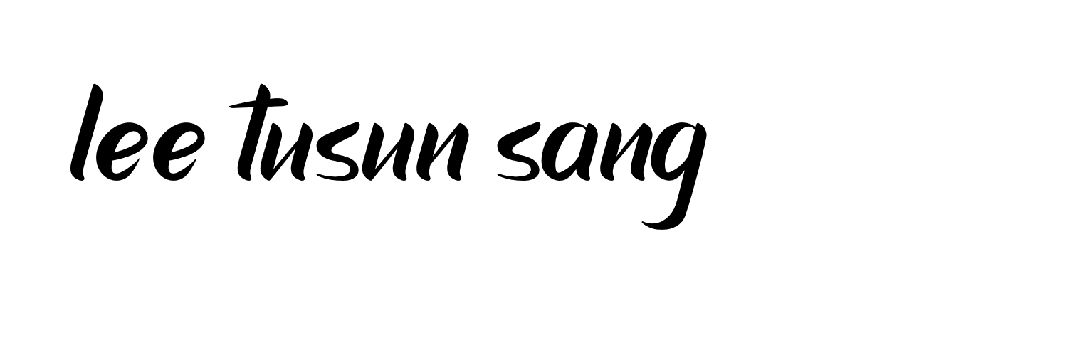 Signature of lee-tusun-sang-