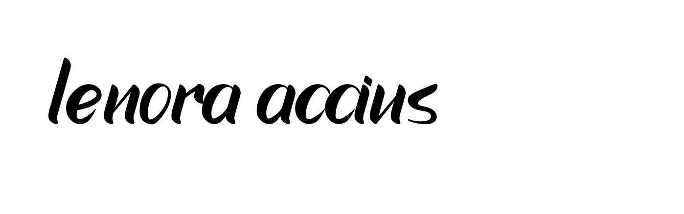 Signature of lenora-accius