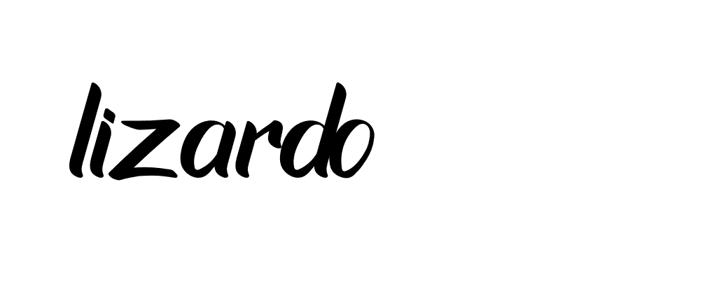 Signature of lizardo