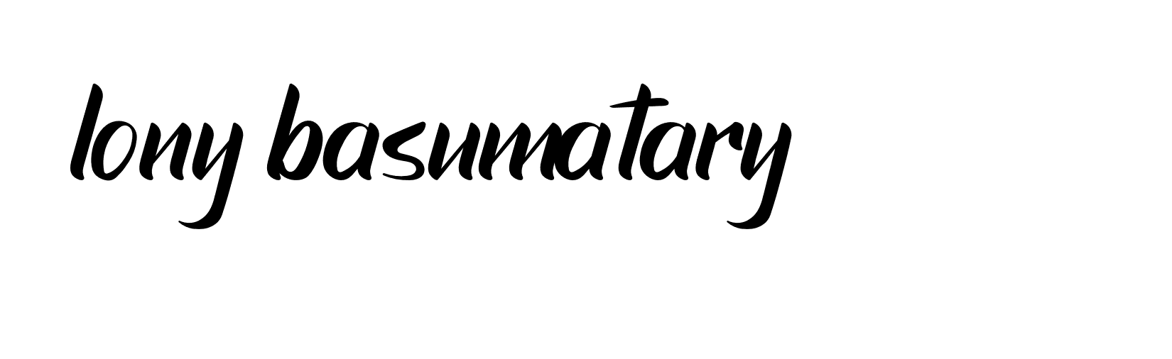 Signature of lony-basumatary-