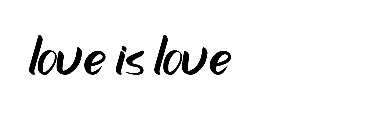 Signature of love-is-love