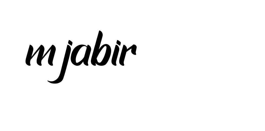 Signature of m-jabir