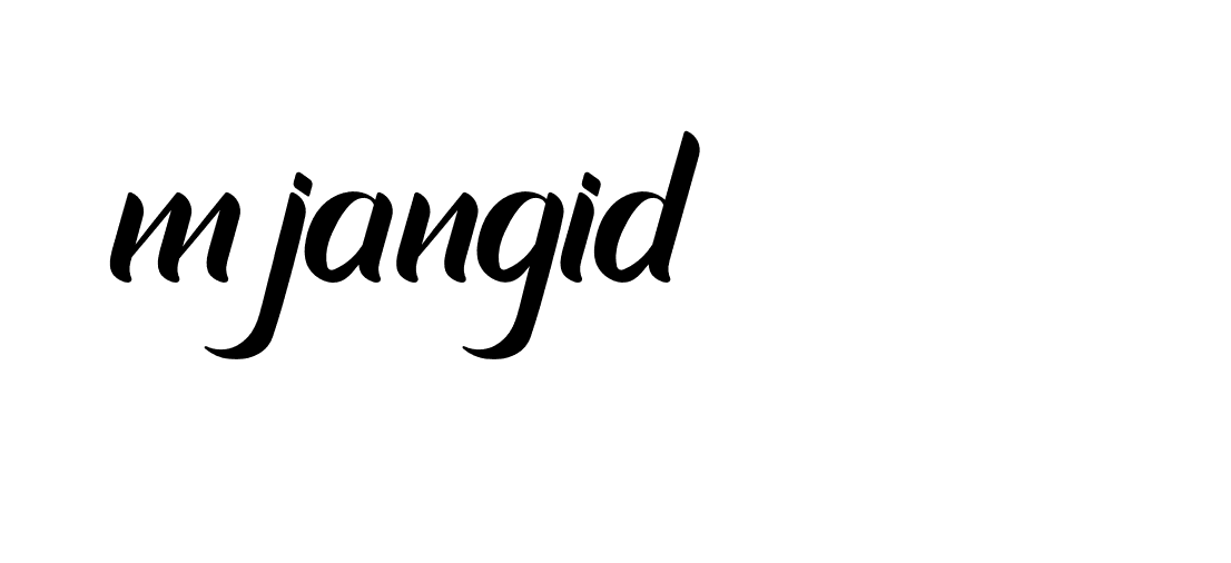 Signature of m-jangid