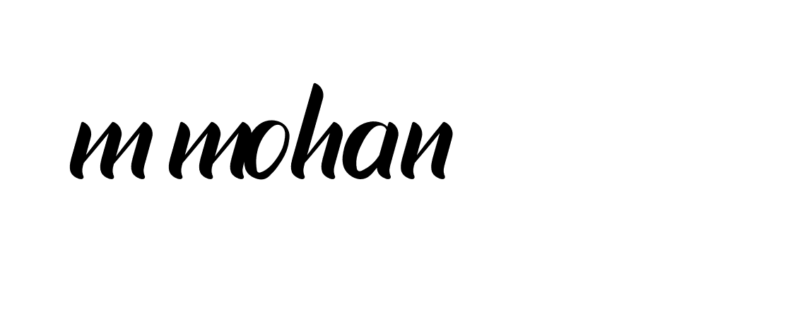 Signature of m-mohan