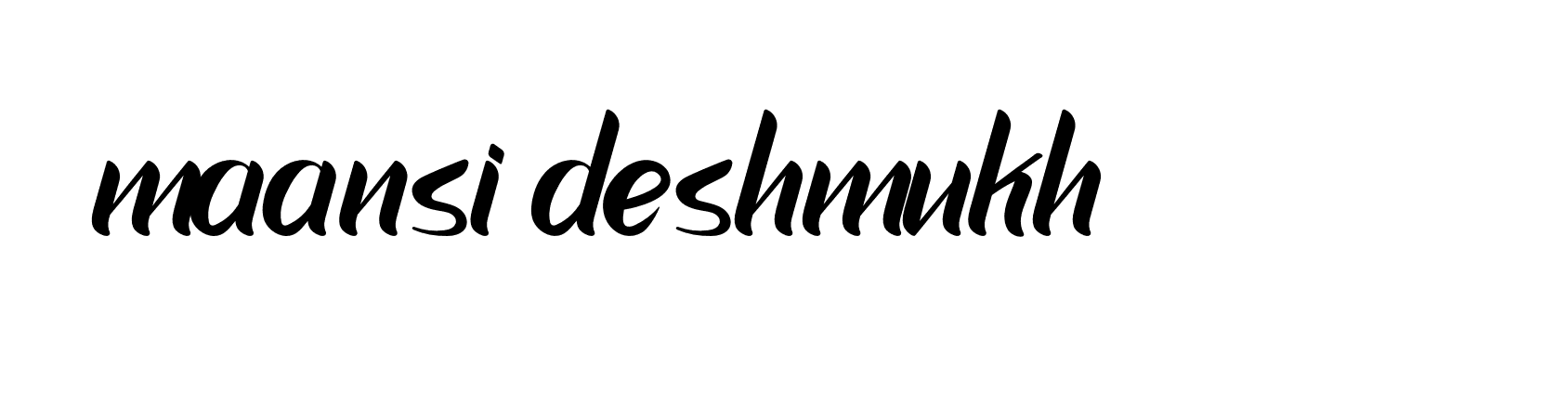 Signature of maansi-deshmukh