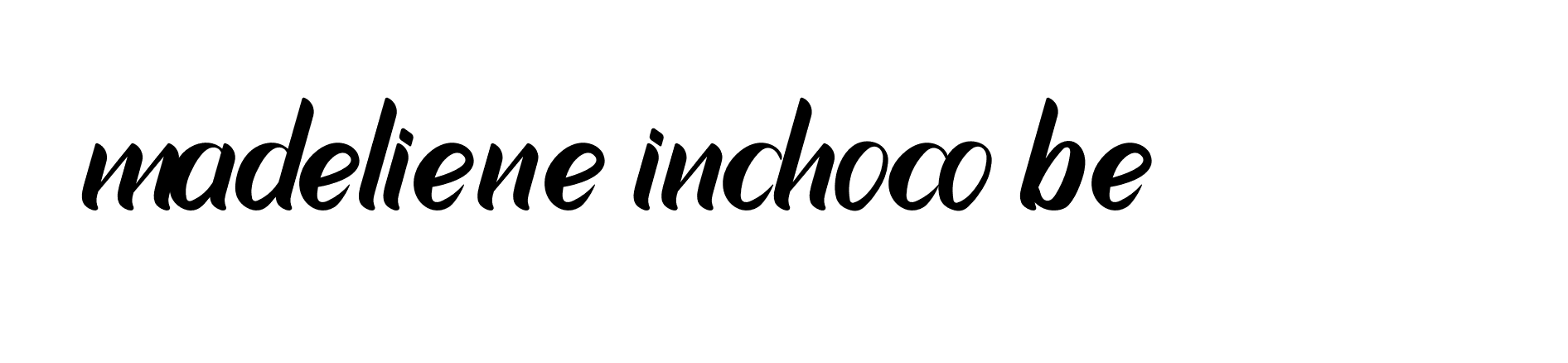 Signature of madeliene-inchoco-be