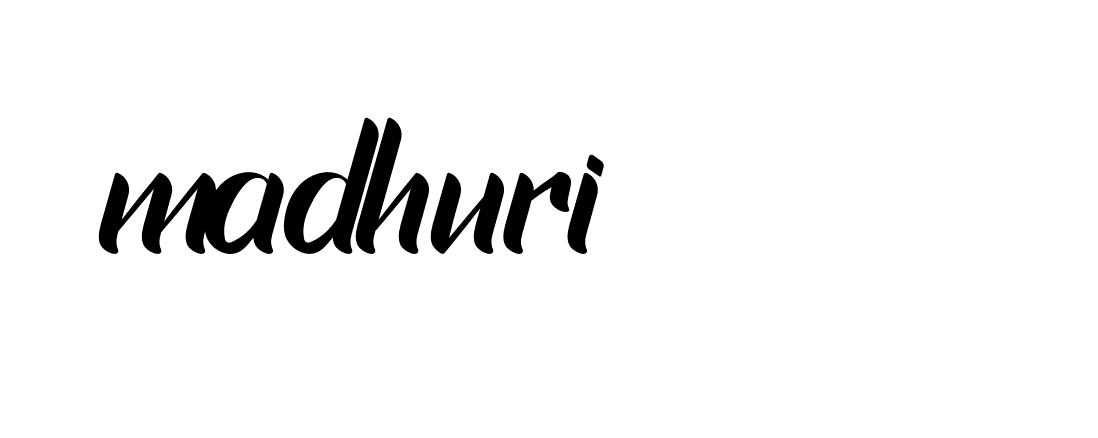 Signature of madhuri