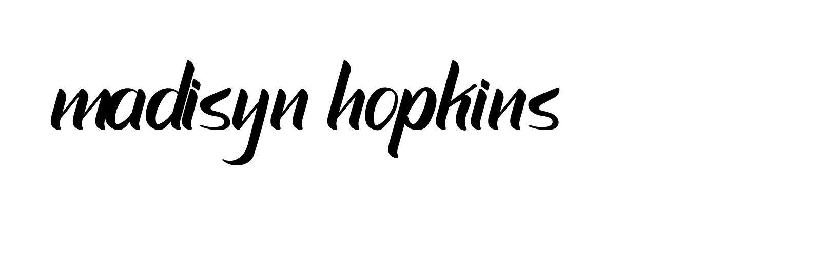 Signature of madisyn-hopkins-