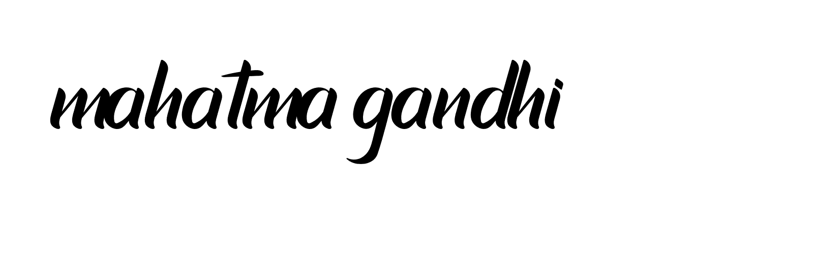 Signature of mahatma-gandhi