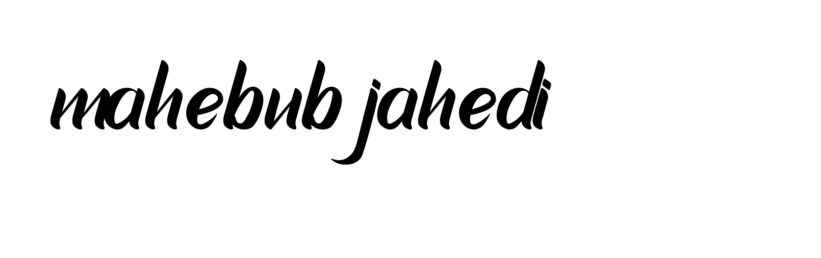 Signature of mahebub-jahedi-