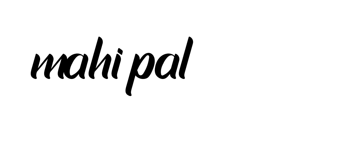 Signature of mahi-pal