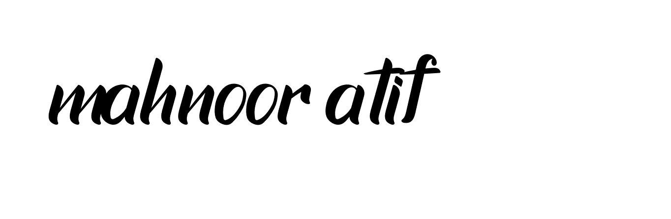 Signature of mahnoor-atif