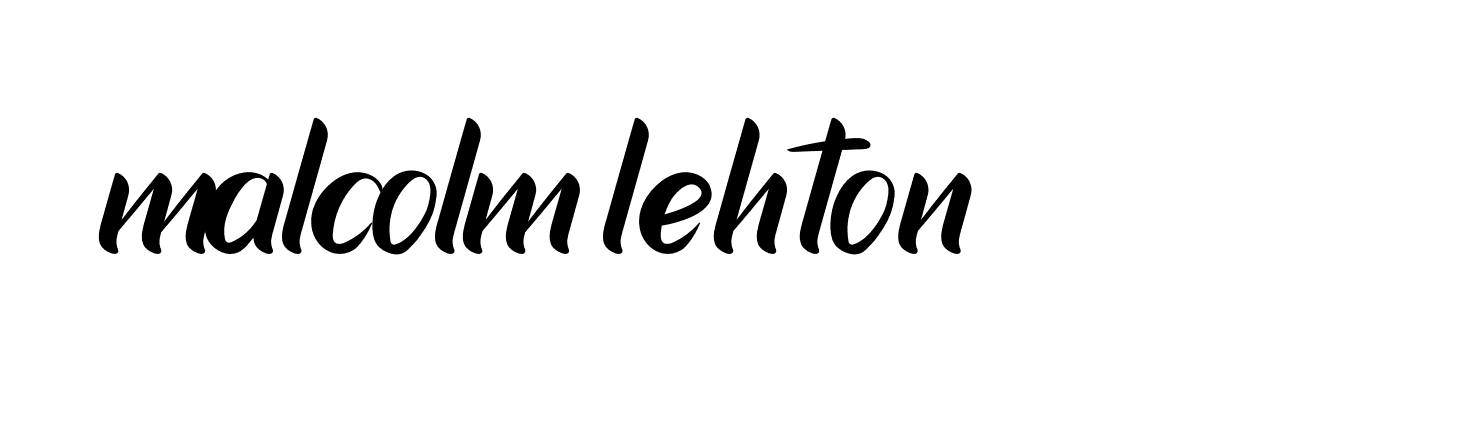 Signature of malcolm-lehton