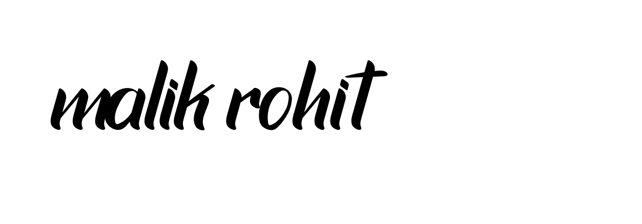 Signature of malik-rohit-