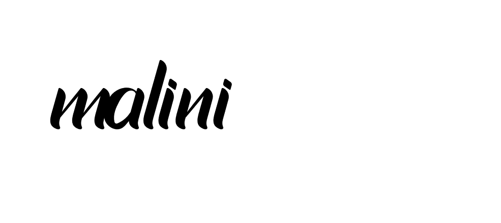 Signature of malini-