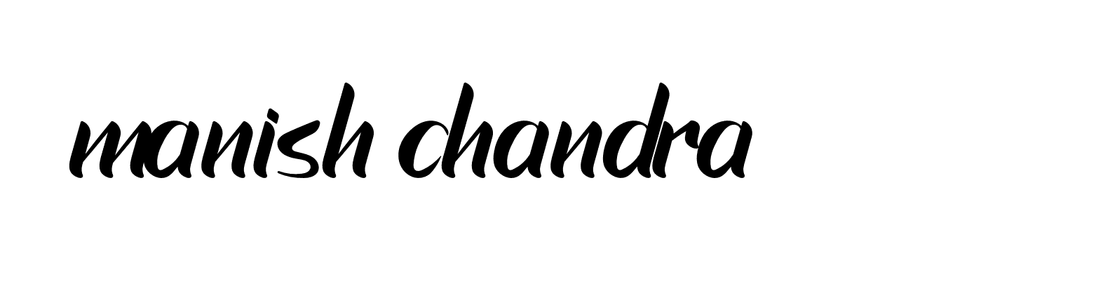 Signature of manish-chandra