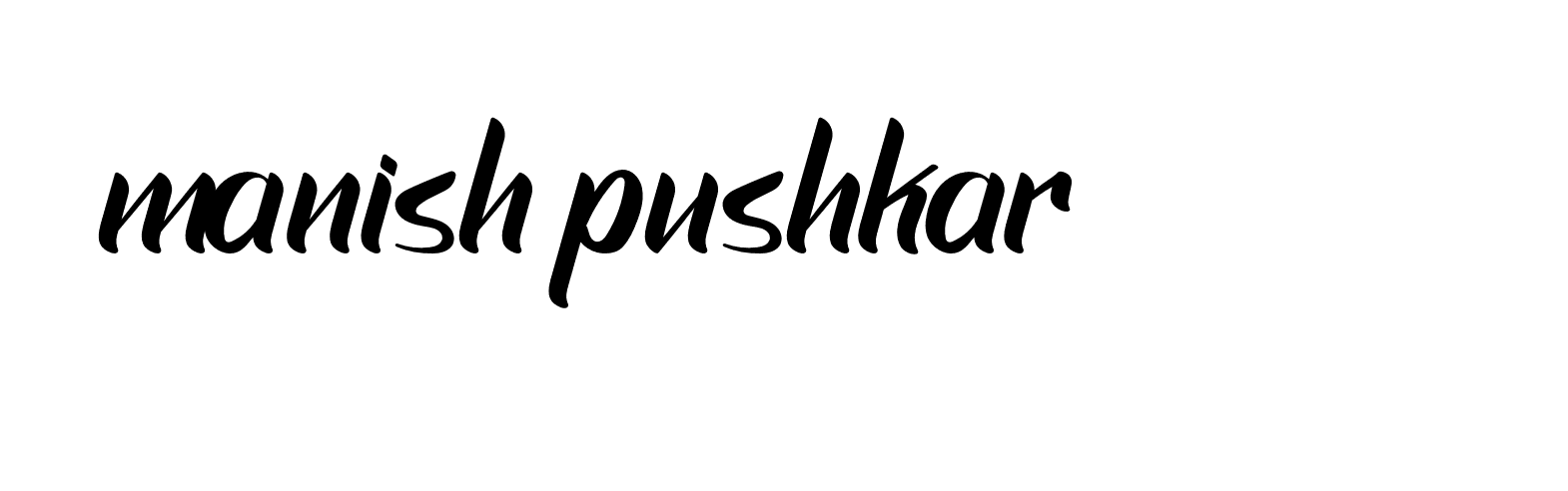 Signature of manish-pushkar