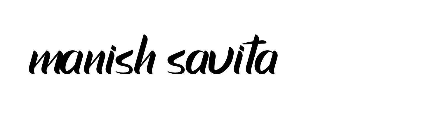 Signature of manish-savita