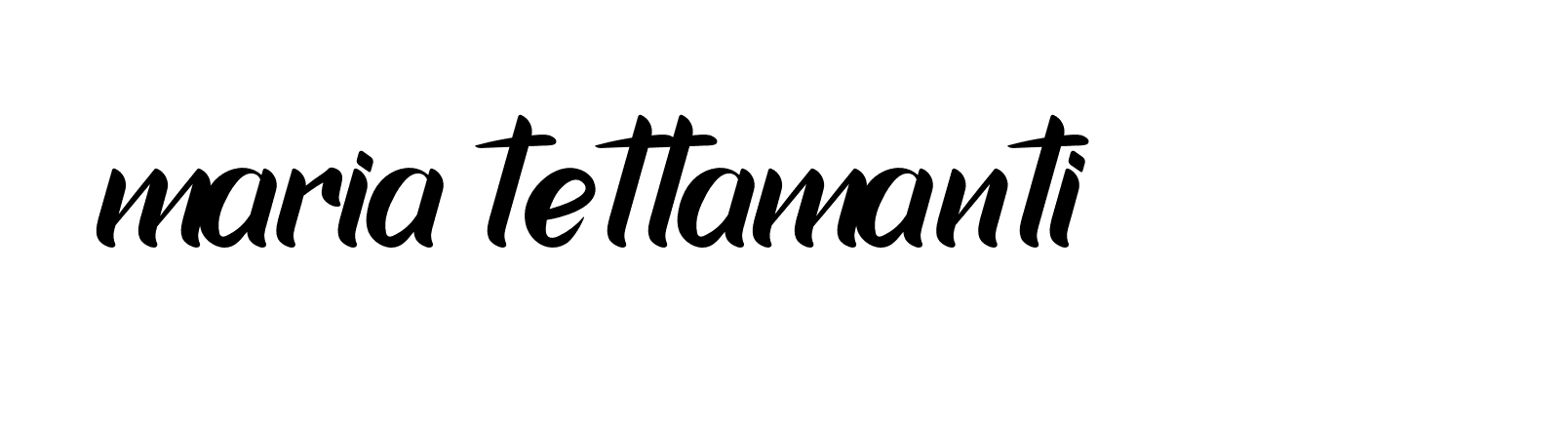 Signature of maria-tettamanti